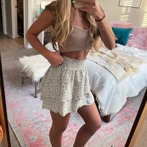 Polk a dot skirt